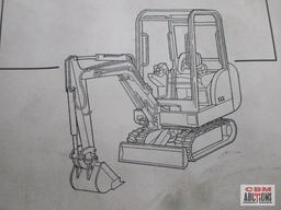 Bobcat 322 Mini Excavator Operation & Maintenance Manual