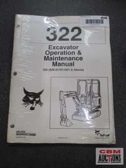 Bobcat 322 Mini Excavator Operation & Maintenance Manual