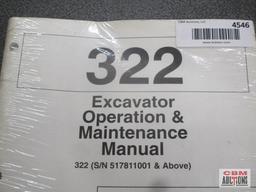 Bobcat 322 Mini Excavator Operation & Maintenance Manual