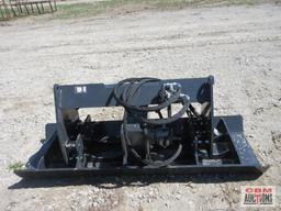 Landhonor VPC-11-72W 72" Vibratory Plate Compactor, Skid Steer Attachment Plate, Hoses & Ends