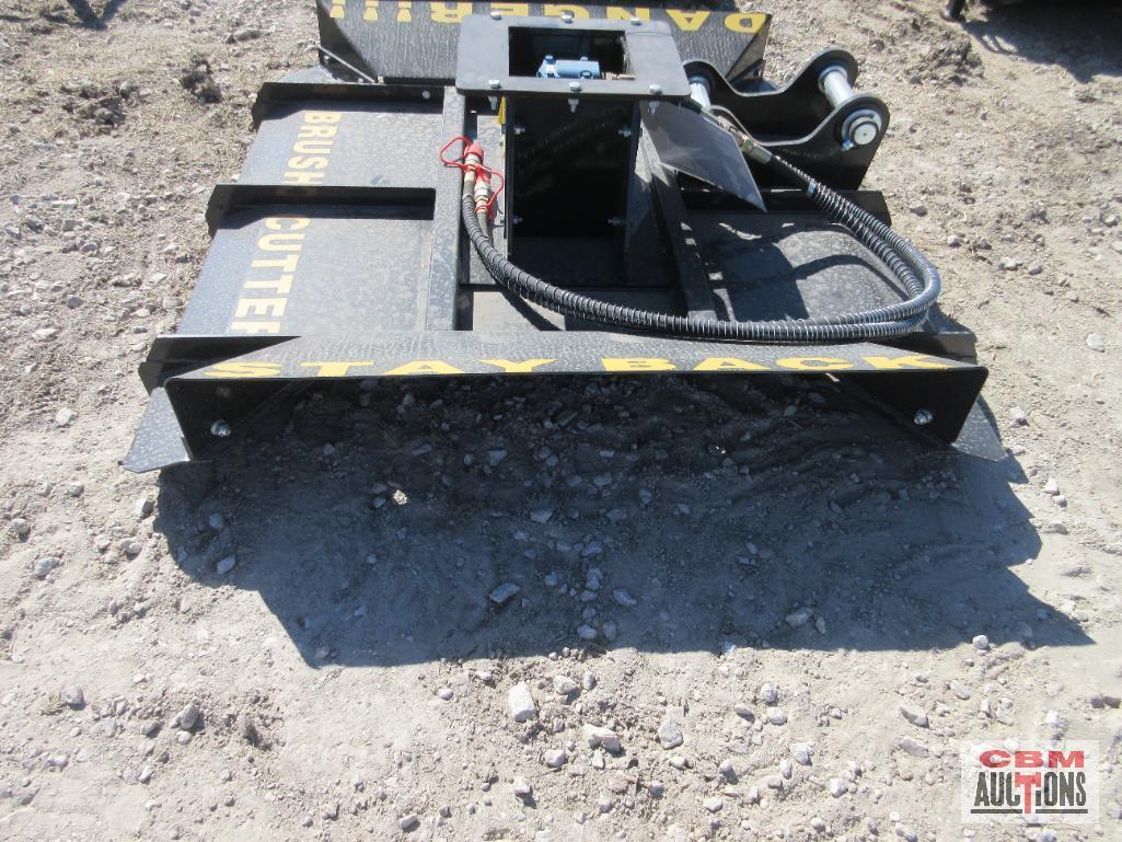 AGROTK EXRC54 54" Excavator Brush Cutter Mower 3 to 8-Ton Carrier, 16-21 GPM, Bracket Caterpillar
