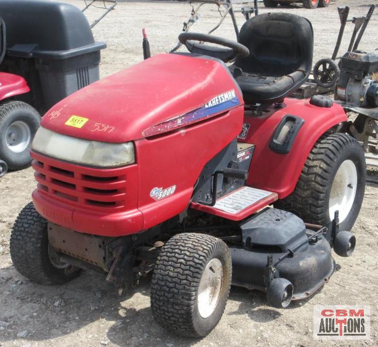 Craftsman GT5000 Riding Lawn Tractor 25Hp 54" Deck (Unknown)