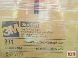 Pallet of 3M 371 Clear Box Packing Tape