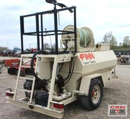 Finn T60-T 600 Gal Hydro Seeder, 25 Hp Kohler, 310 Hrs, Electric Hose Reel, Platform Canon, Extra