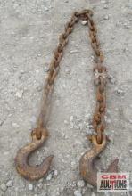 5' Log Chain With Hooks *HLF