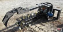 Greatbear Hydraulic Skid Steer Trencher, Trencher Crumber Arm & Hoses With Couplers (Unused)
