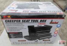 PT Performance Tool W85025 Creeper Seat Tool Box 3 Drawer *CLM