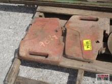 2-Front Tractor Suit Case Weights
