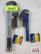 Vise Grip 274105 8" Cast Iron Pipe Wrench 2074112 12" Cast Aluminum Pipe Wrench