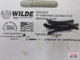 Wilde G705.B/CS 10" Compound Lock Ring Pliers, Industrial Black...