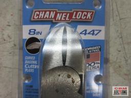 Channelock 808W 8" Adjustable Wrench... Channellock 447 8" Curved Diagonal Cutting Pliers