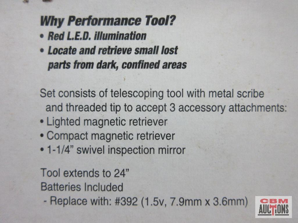 Chesco 98055 Torx Key Set - T6,T7,T8,T9,T10,T15,T20, & T25 PT Performance Tool W80705 4 in 1 Lighted