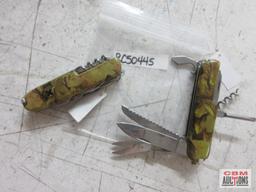 RC 50445 Camo Multi-Tool Army Knife - Set of 2 Safety Glasses Lift Noise Defense System One (1)