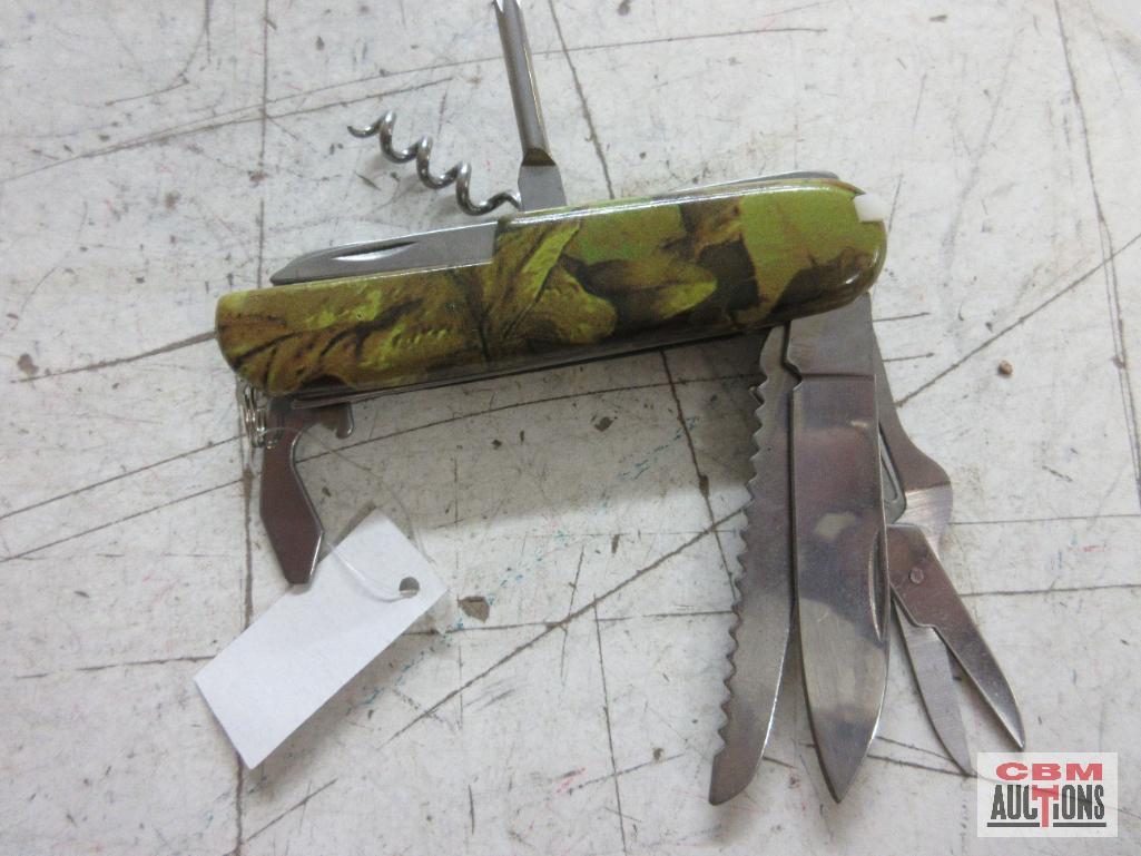 RC 50445 Camo Multi-Tool Army Knife - Set of 2 Safety Glasses Lift Noise Defense System One (1)