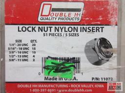 Double HH 11072 Lock Nut Nylon Insert Double HH 11060 Hex Socket Set Screw Assortment Double HH