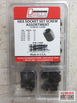 Double HH 11072 Lock Nut Nylon Insert Double HH 11060 Hex Socket Set Screw Assortment Double HH