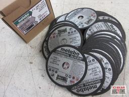 Metabo 655324000 A60 TZ 4" x .040" x 5/8" Cut Off Wheel, Cutting ONly - Type 1, Steel, Stainless