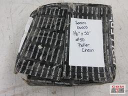 Speeco S06505 5/8" x 50' #50 Roller Chain...