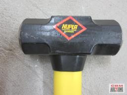 Nupla BD-8E Blacksmith Double Faced Sledge Hammer w/ Fiberglass Handle...