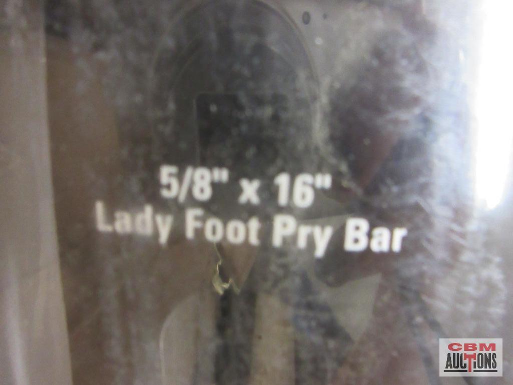 Mayhew 60150 3pc Lady Foot Pry Bar Set... Sizes: 1/2" x12" 5/8" x 16"... 3/4" x 21"