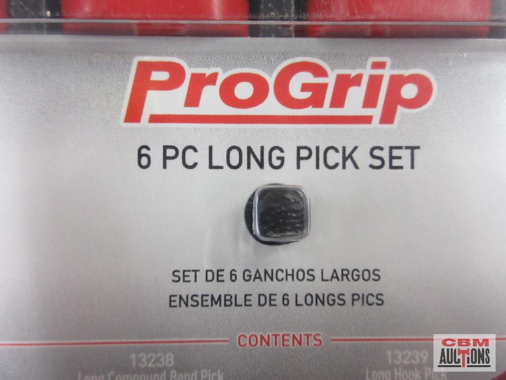 Mayhew 13095 ProGrip 6pc Long Pick Set Includes:... 13236 Long Straight Pick 13237 Long 90* Bent Nec