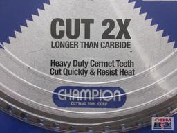 Champion RZR-14-64-S 14" Steel Cutting Blade, 64T, 1" Arbor