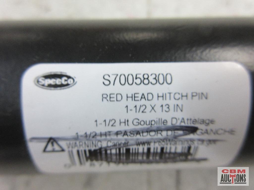 Speeco S70058300 1-1/2" x 13" Hitch Pin - Red Head