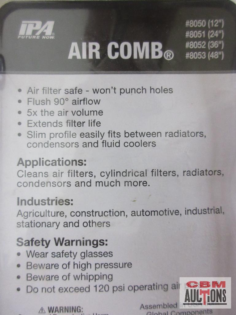 IPA 8050 Air Comb 12" 90* Multi-Port, Filter and Radiator Cleaner IPA 8051 Air Comb 24" 90*