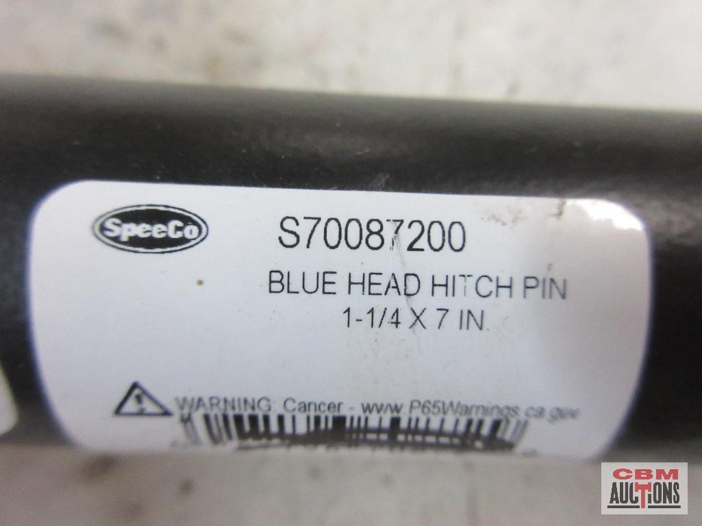 Speeco S70087200 1-1/4" x 7" Hitch Pin - Blue Head...