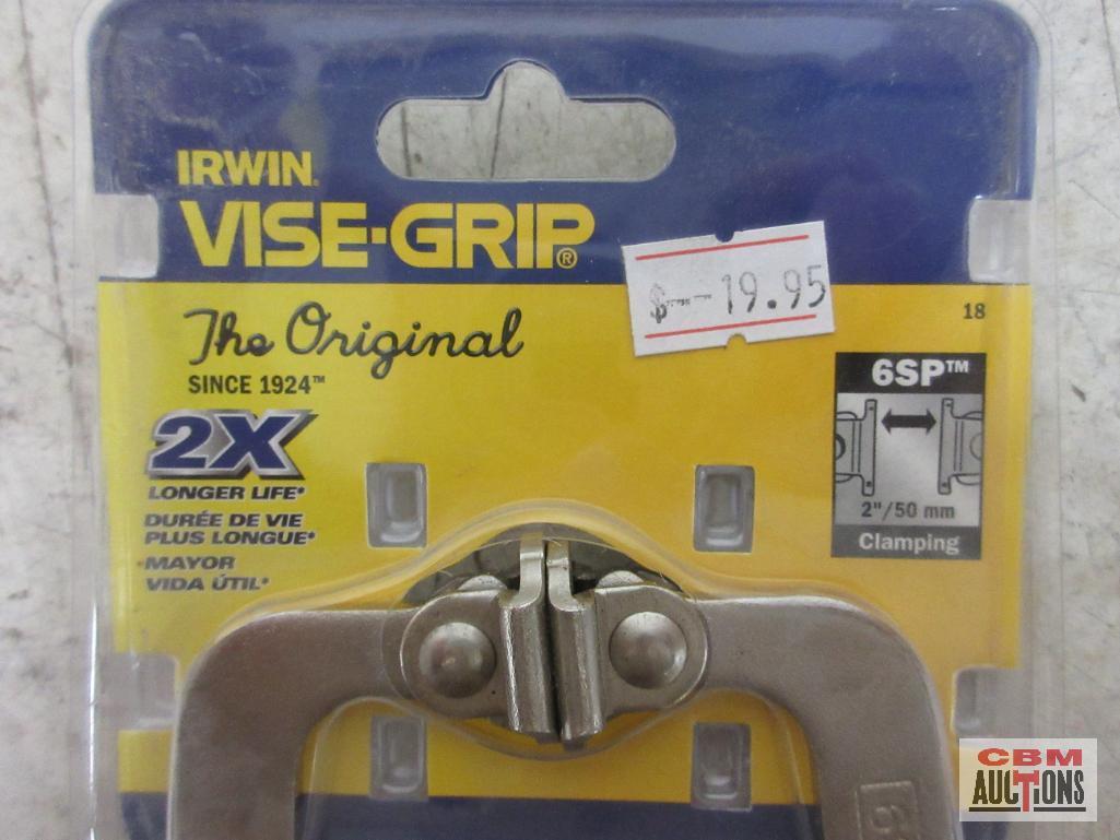 Irwin Vise-Grip 6SP 6" Locking C-Clamp Pliers... Irwin Vise-Grip 6LN " Long Nose Pliers ...