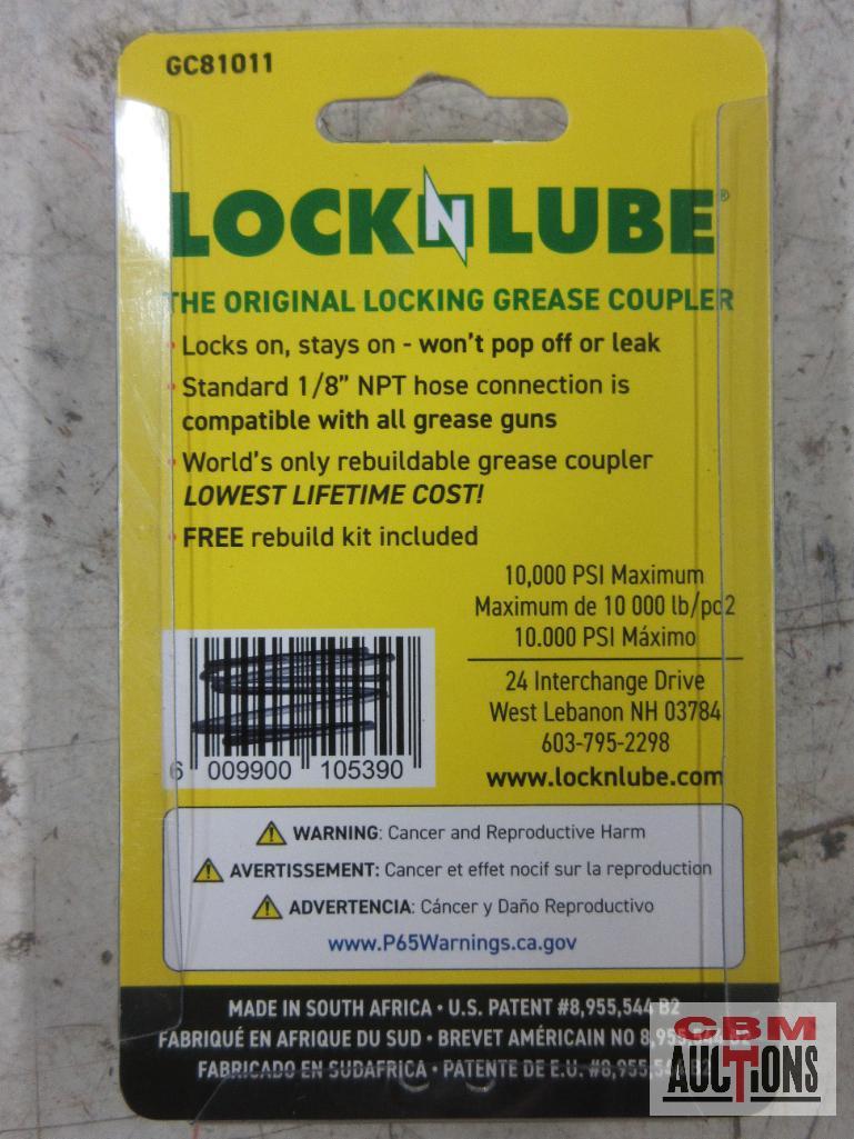 Lock-N-Lube LNL126 Quick-Connect Grease Hose Adapter GC81042 Grease Coupler LNL134 Grease Fitting