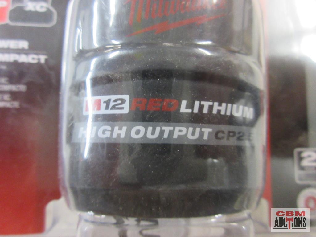 MIlwaukee 48-11-2425 High Output M12 Red Lithium CP2.5 Battery...