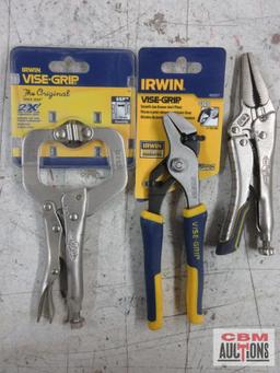 Irwin Vise-Grip 6LN 6" Long Nose Pliers... Irwin Vise-Grip 18/6SP 6" Clamping Pliers... Irwin Vise-G