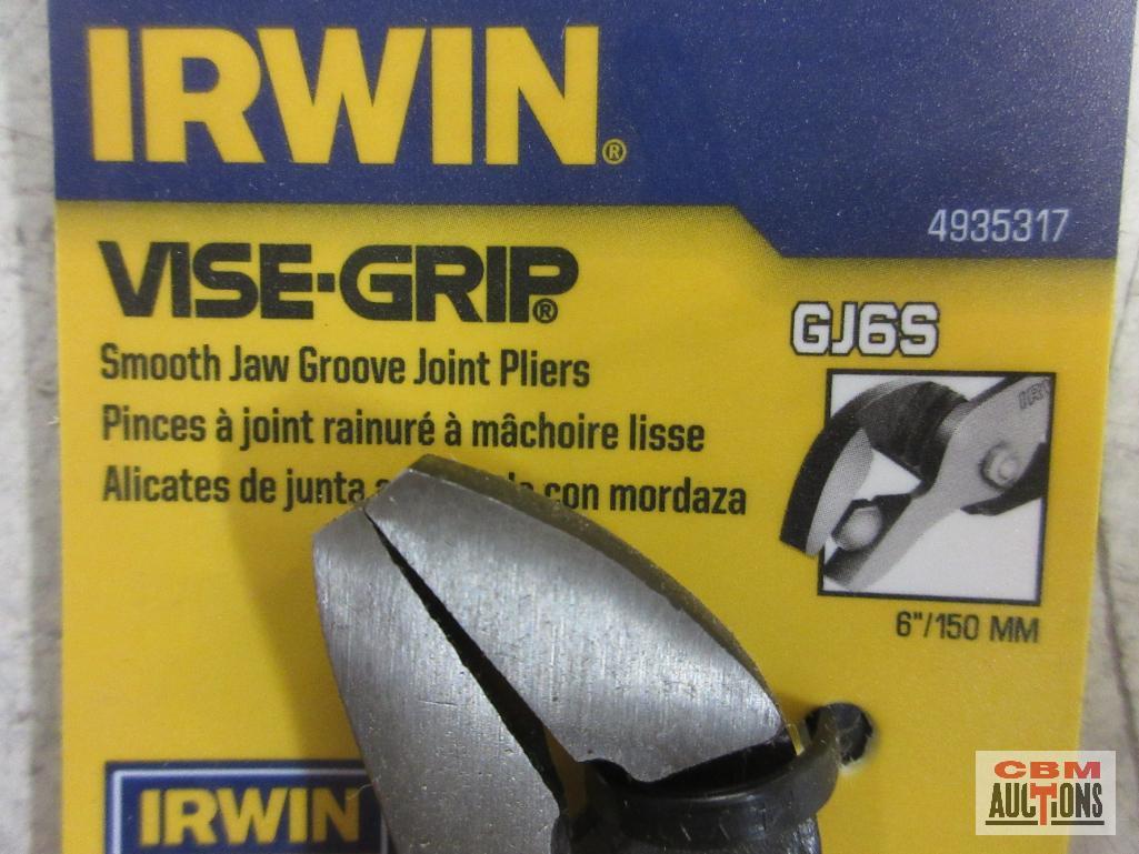 Irwin Vise-Grip 6LN 6" Long Nose Pliers Irwin Vise-Grip 18/6SP 6" Clamping Pliers Irwin Vise-Grip