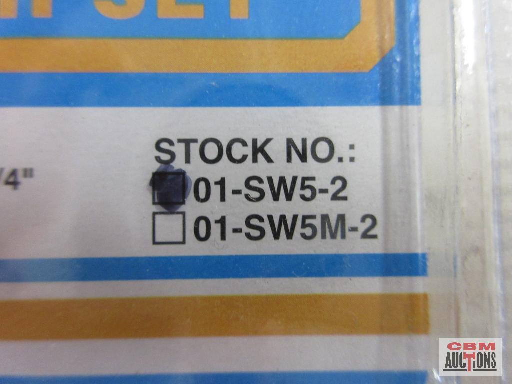 Wisdom 01-SW5-2... 5pc SAE "S" Shaped Box End Wrench Sizes: 3/8" x 13/32" 7/16" x 1/2" 9/16" x 9/32"