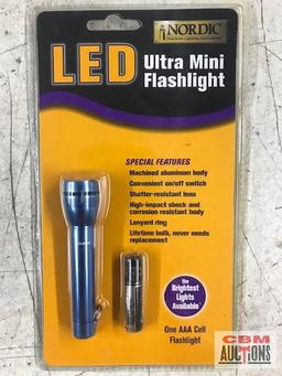 Nordic 51000 Black LED Ultra Mini Flashlight... Nordic 51266 Silver 2 - Lights -in- 1 Precision