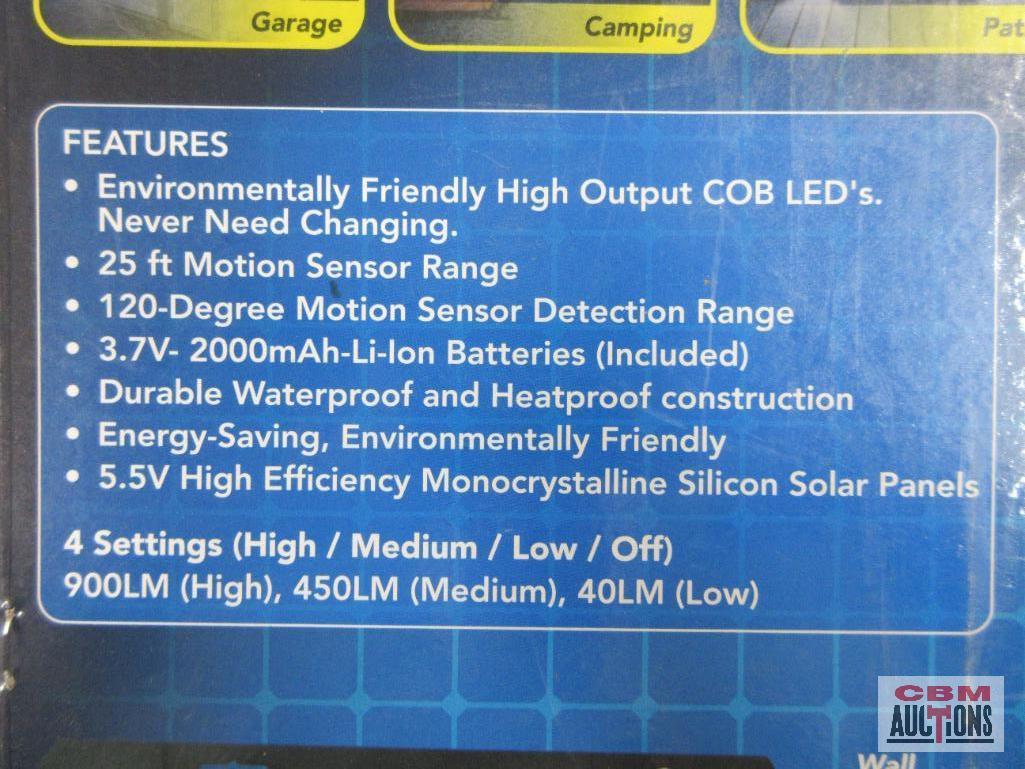 Atak 702 LED Solar Motion Light 900 Lumens