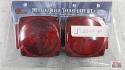 Jammy 2024 Universal Deluxe Trailer Light Kit Includes:... 2 Stop & Tail Lamps, 25' Trailer Wire