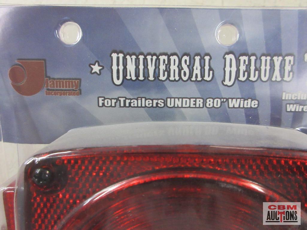 Jammy 2024 Universal Deluxe Trailer Light Kit Includes:... 2 Stop & Tail Lamps, 25' Trailer Wire