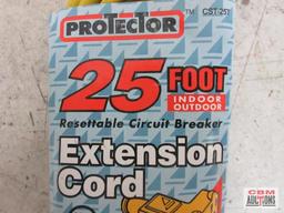 ProTecTor CST-25T 25' Indoor/Outdoor Resettable Circuit Breaker Extension Cord