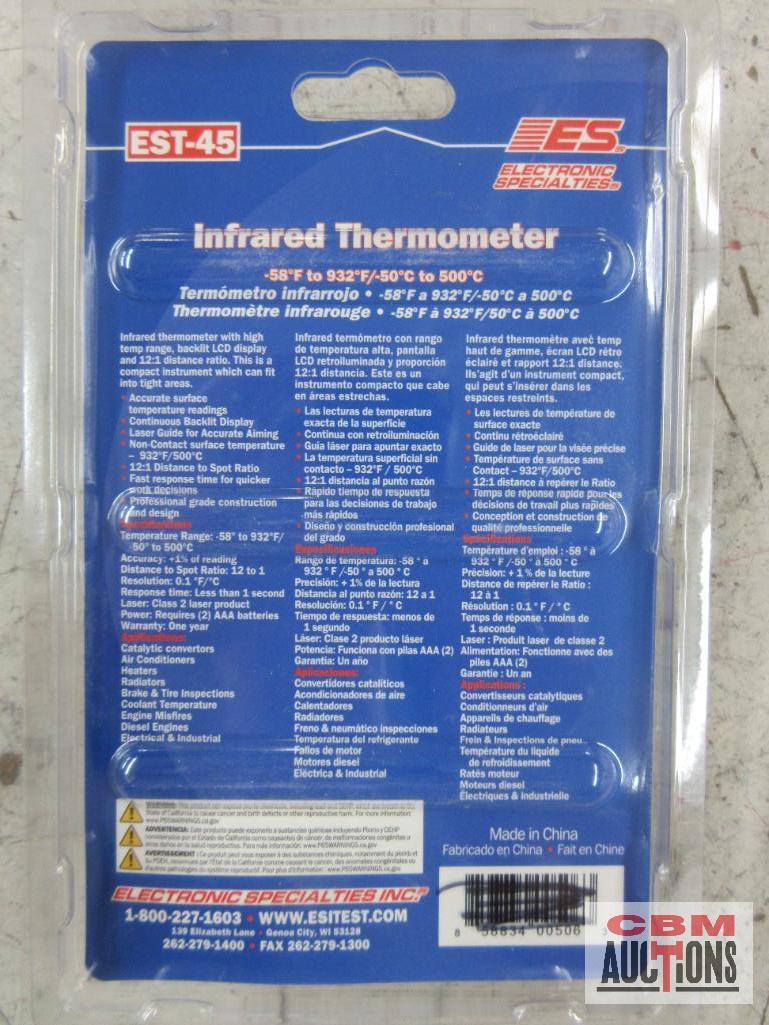 ES Electronic Specialists EST-45 Infrared Thermometer -58*F to 932* F