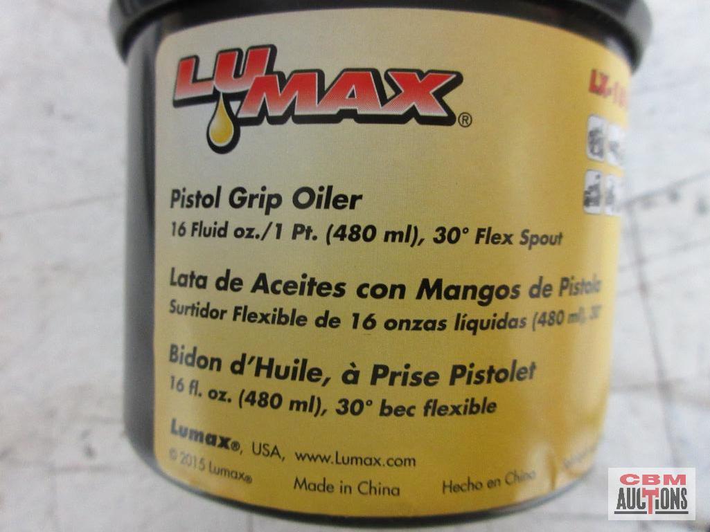 LuMax LX-1514 Pistol Grip Oiler 16Fluid Oz / 1pt. 30* Flex Spout