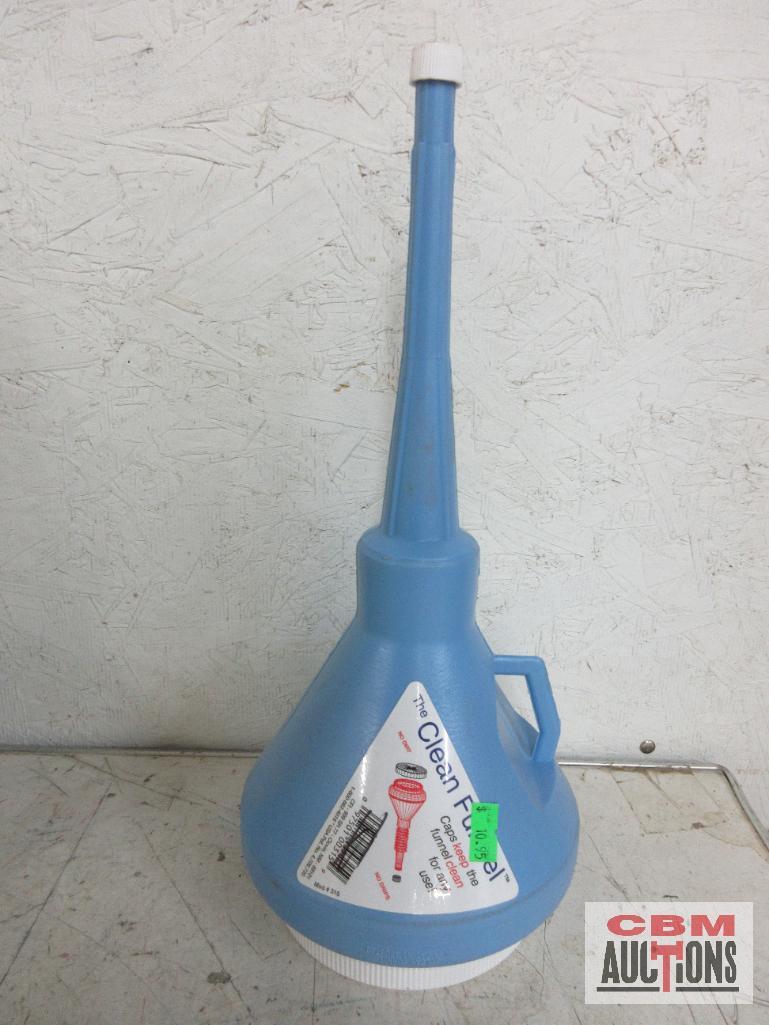 Clean Funnel 438 Red w/ 1-3/8" Spout Clean Funnel 428 Green w/ 1-1/8" Spout Clean Funnel 420 Yellow