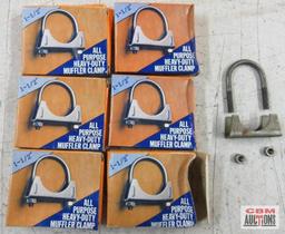 All Purpose 01-112HB Heavy Duty Muffler Clamp 1-1/2" - Set of 6