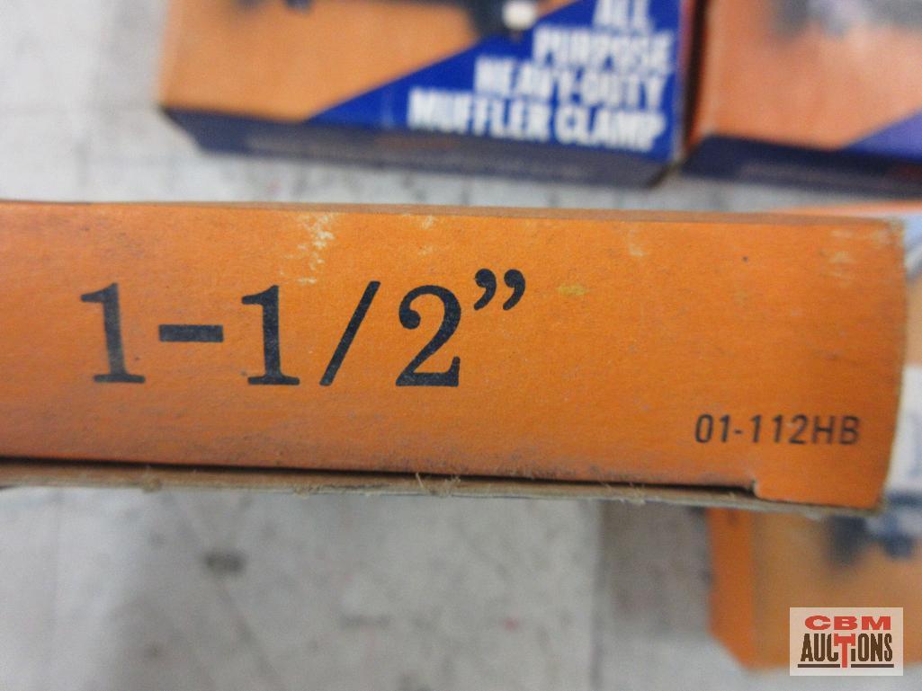 All Purpose 01-112HB Heavy Duty Muffler Clamp 1-1/2" - Set of 6