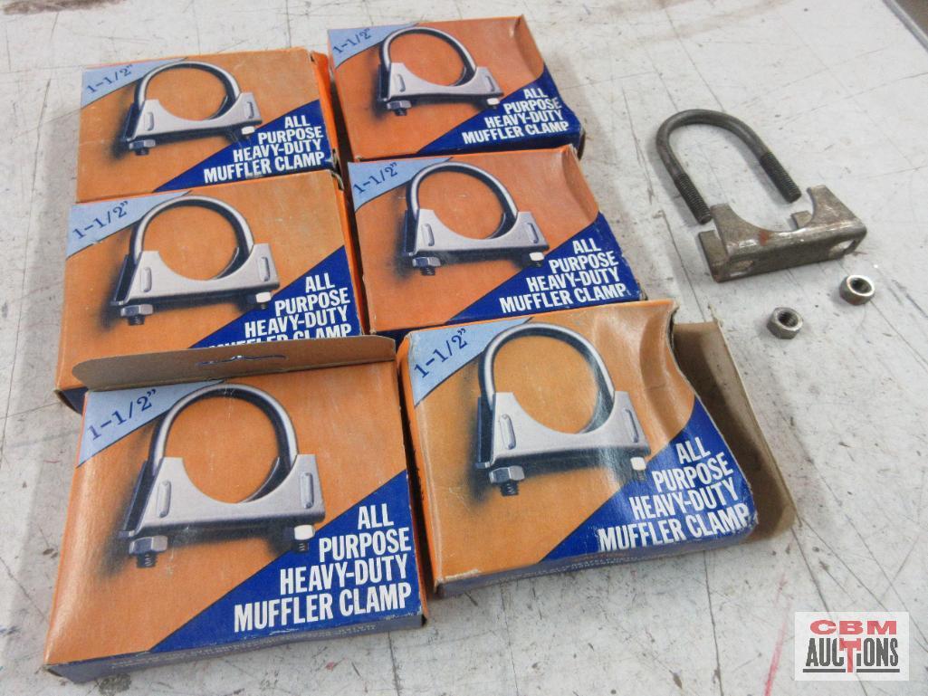 All Purpose 01-112HB Heavy Duty Muffler Clamp 1-1/2" - Set of 6