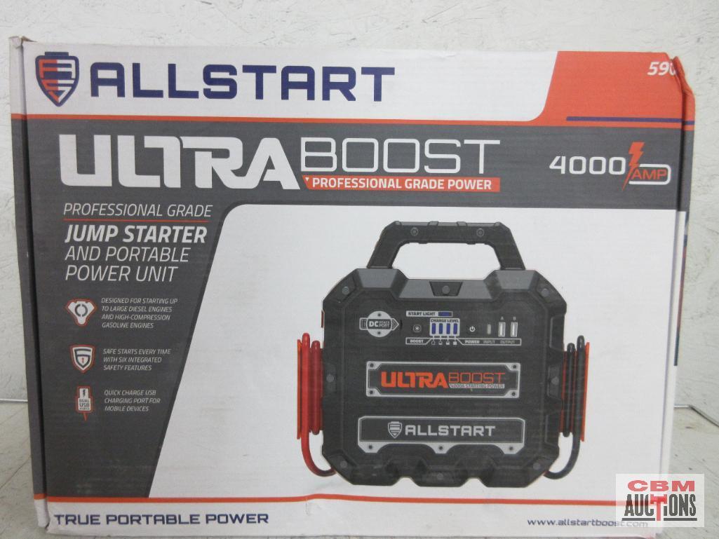 ALLSTART 590 Ultra Boost Professional Grade Power Jump Start, 4000AMP, 12V