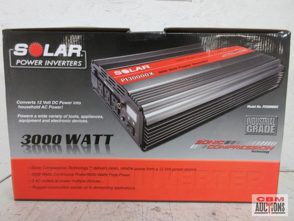 Solar P130000X Industrial Grade Power Inverters 3000 Watt, Converts 12 Volt DC Power into household