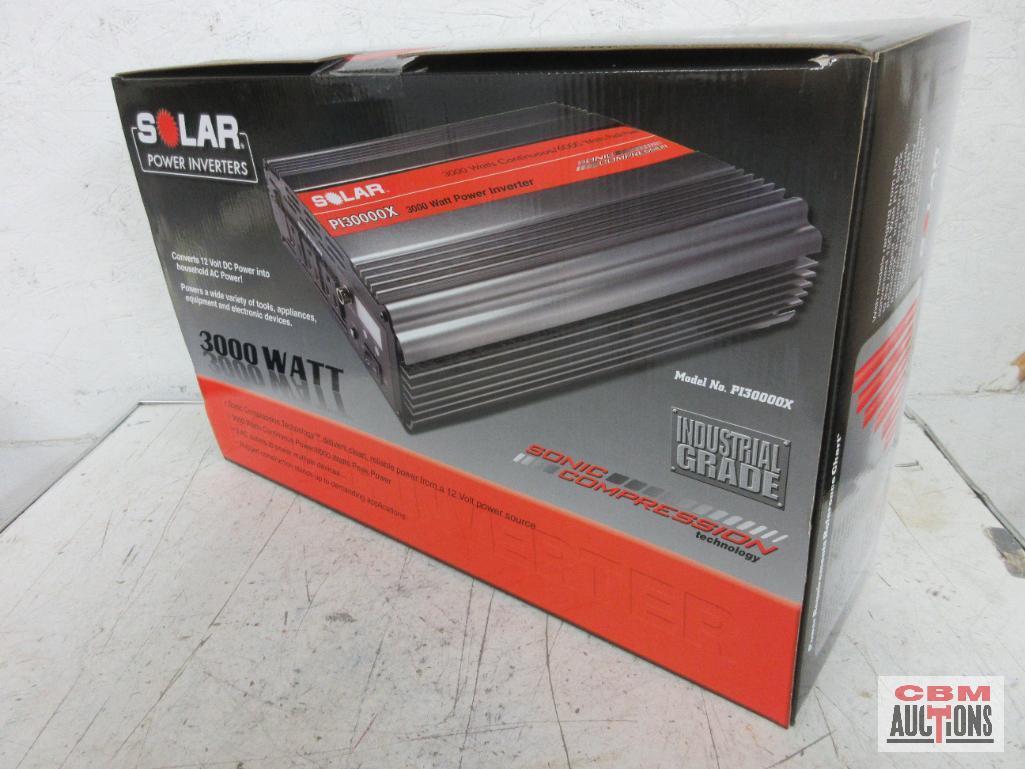 Solar P130000X Industrial Grade Power Inverters 3000 Watt, Converts 12 Volt DC Power into household