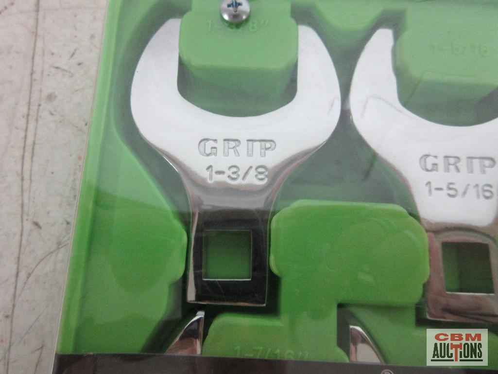 Grip 90150 14 piece SAE JUMBO Crowfoot Wrench Set w/ Molded Storage Case Sizes:1-1/16" - 2"